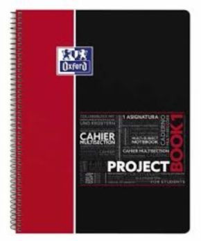 Cuaderno Oxford Project Book Rojo